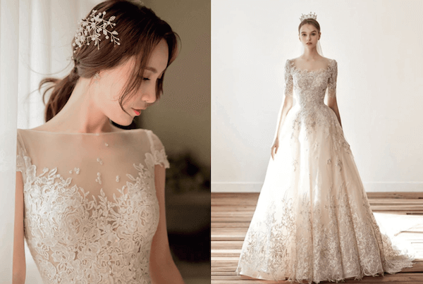 Váy Cưới Dáng A Lấp Lánh - Duan Bridal